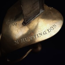 English 1751 Pattern Infantry Hanger, Huntingdonshire Militia, by Samuel Harvey 13